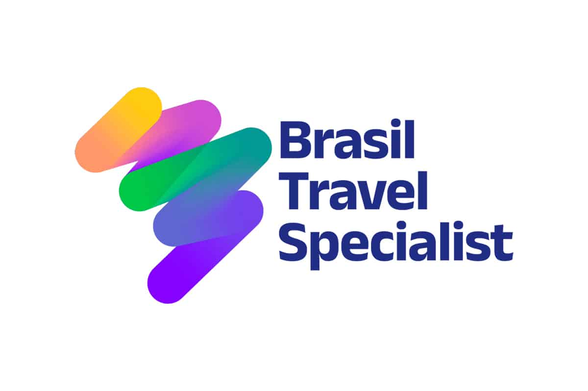 Sello de reconocimiento Brasil Travel Specialist Awards otorgado a Destino Brasil por su especialización en el turismo brasileño.